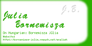 julia bornemisza business card