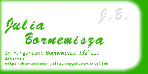 julia bornemisza business card